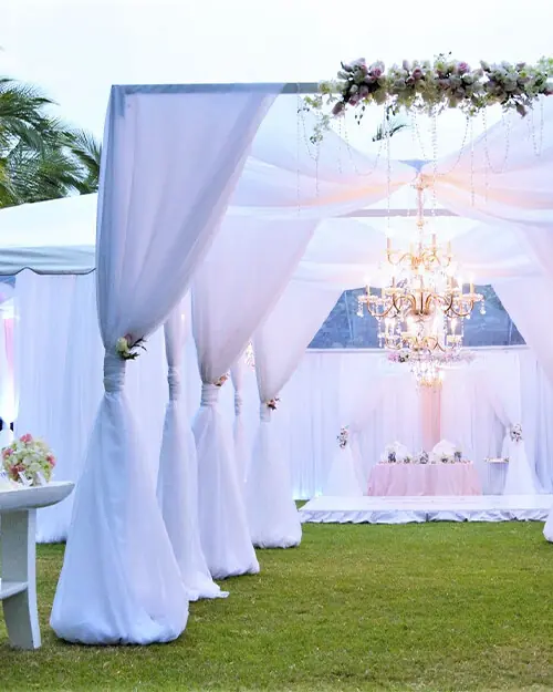 pipe and drape